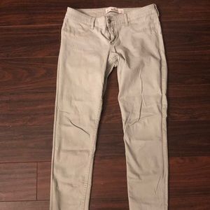 Hollister Light Green Super skinny jeggings, sz 9R